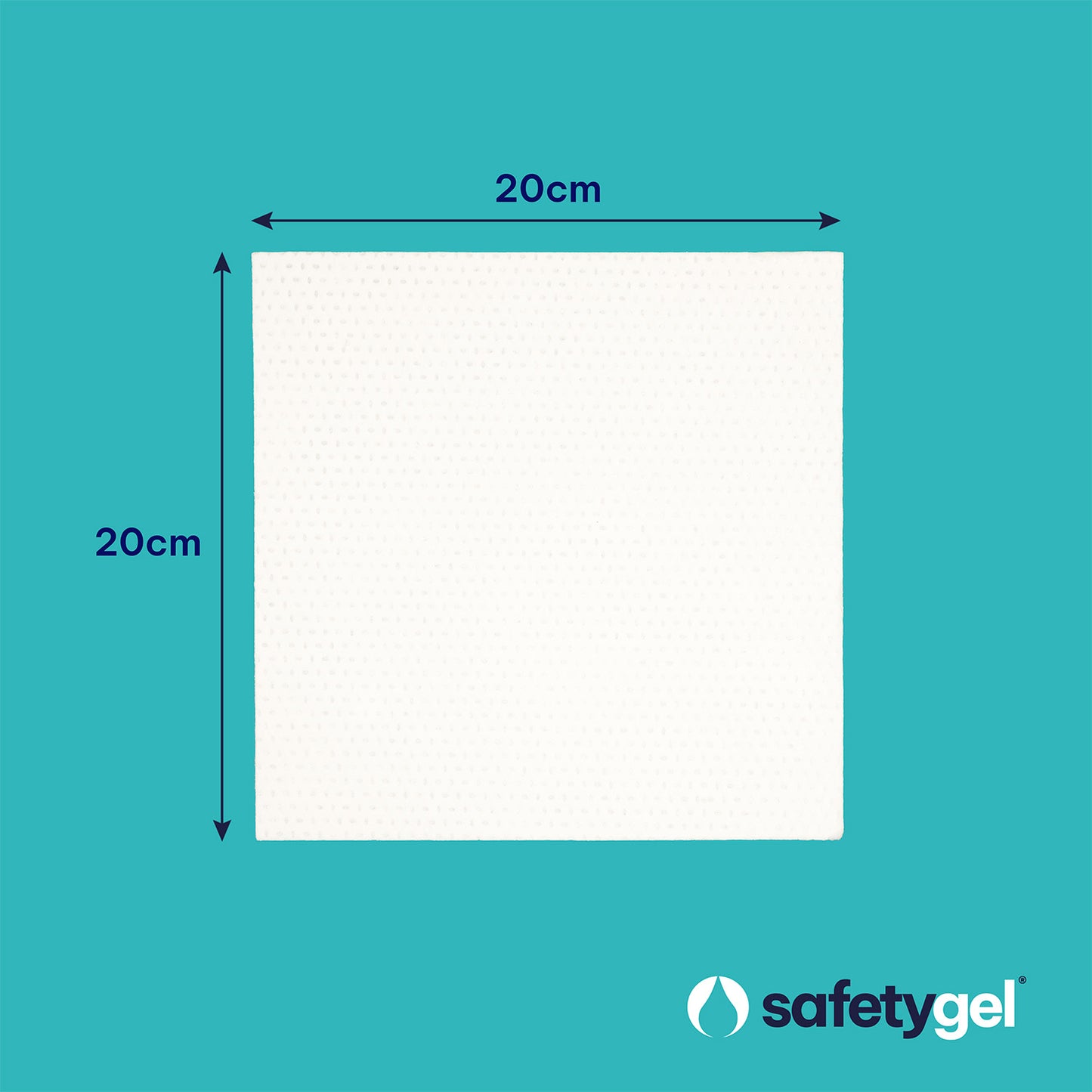 SafetyGel GelPad 20cm X 20cm - Box of 100