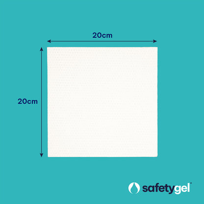 SafetyGel GelPad 20cm X 20cm - Box of 100