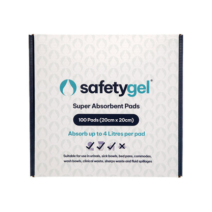 SafetyGel GelPad 20cm X 20cm - Box of 100