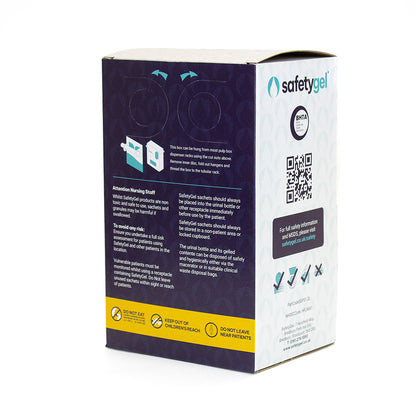 SafetyGel Super Absorbent Fast-Acting Sachets - 1.2 Litre Absorption Box of 100