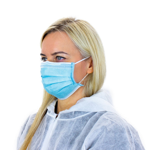 Type IIR 3 Ply Surgical Face Mask - 50 Masks