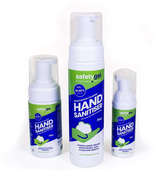 SafetyGel Moisturising Foaming Hand Sanitiser